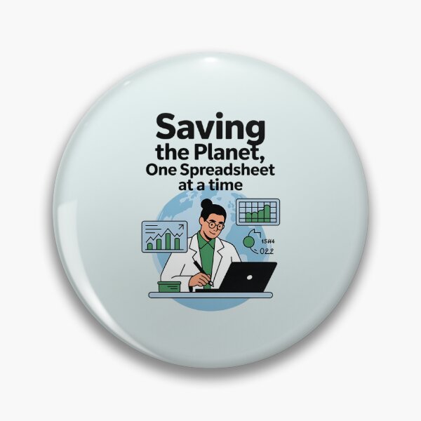 Item preview, Saving the Planet, One Spreadsheet at a Time designed and sold by musthavewords.