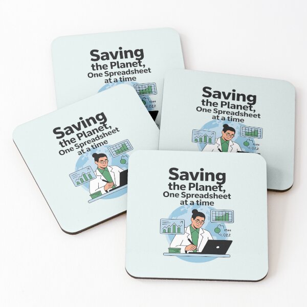 Item preview, Saving the Planet, One Spreadsheet at a Time designed and sold by musthavewords.
