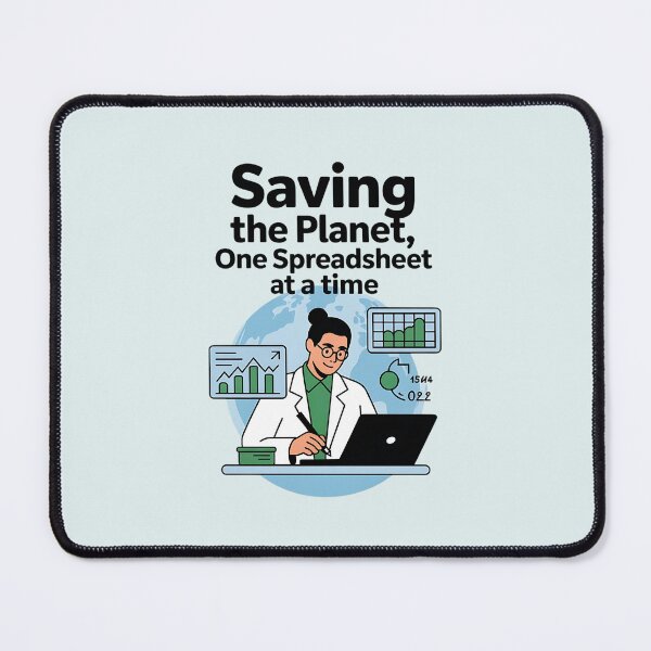 Item preview, Saving the Planet, One Spreadsheet at a Time designed and sold by musthavewords.