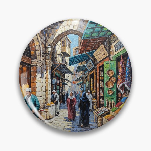 Item preview, Old Arab streets where they sell spices, carpets and copper utensils. designed and sold by jotcar.