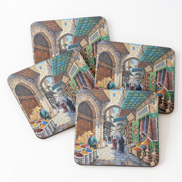 Item preview, Old Arab streets where they sell spices, carpets and copper utensils. designed and sold by jotcar.