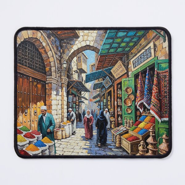 Item preview, Old Arab streets where they sell spices, carpets and copper utensils. designed and sold by jotcar.