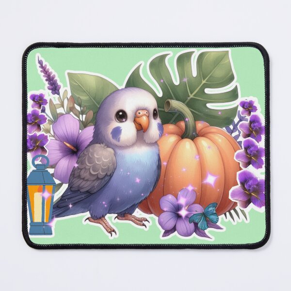 Item preview, Autumn Pumpkin Parrot – Cute Tropical Fall Bird Illustration designed and sold by Sugar Wisdom .