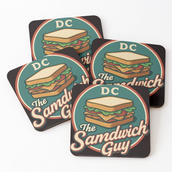 Item preview, DC The Sandwich Guy Retro Logo – Funny Vintage Food Design designed and sold by FrameFlow.