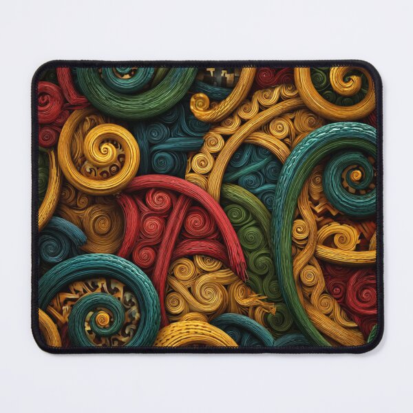Item preview, New Zealand Māori Paua Pattern Koru Design 507 designed and sold by GrinGalore.