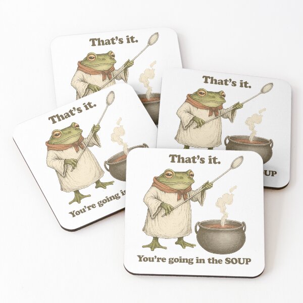 Item preview, That's It You're Going in the Soup Funny Weirdcore Sayings designed and sold by mulalochnrd.