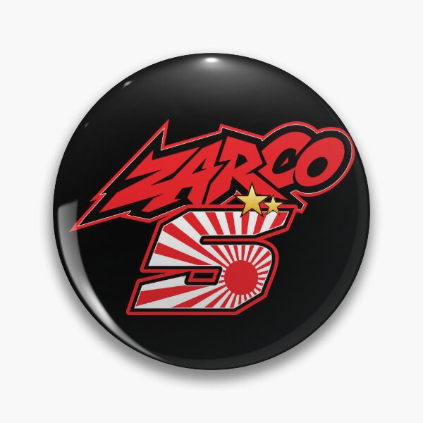 Item preview, Johann Zarco 5: Rising Sun Samurai Style with Gold Stars Tee designed and sold by Fan Art Station .