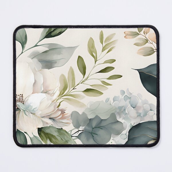 Item preview, Floral botanical watercolor wedding background designed and sold by dvoevnore.