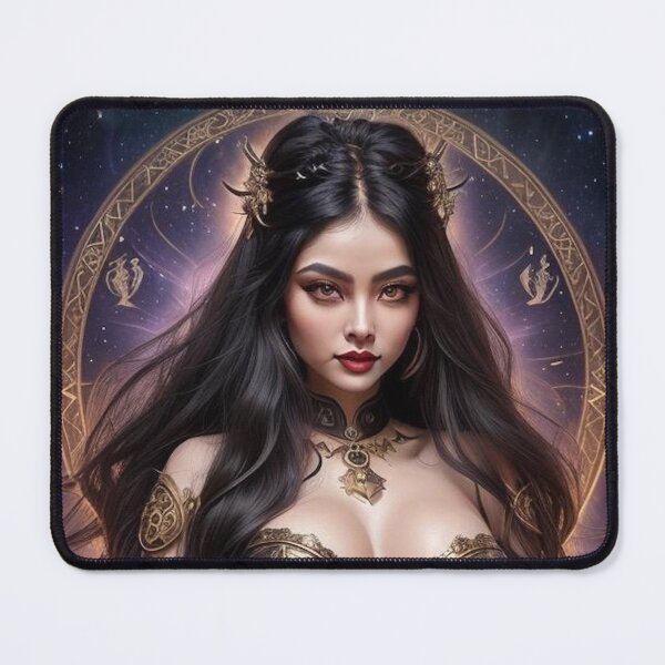 Item preview, Capricorn Zodiac Goddess – Celestial Earth Sign Astrology Art designed and sold by MissSaylor.