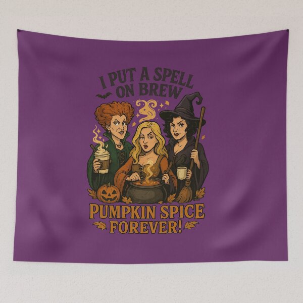 Item preview, Witches Pumpkin Spice Brew Parody T-Shirt designed and sold by Taberland.