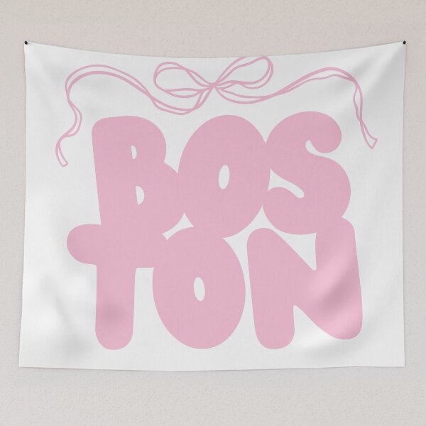 Item preview, Pink Boston Coquette Bow Letters designed and sold by DiscoDigitals.
