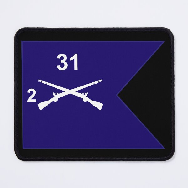 Item preview, Army - Guidon - 2nd Bn 31st Infantry designed and sold by Military Insignia Products.