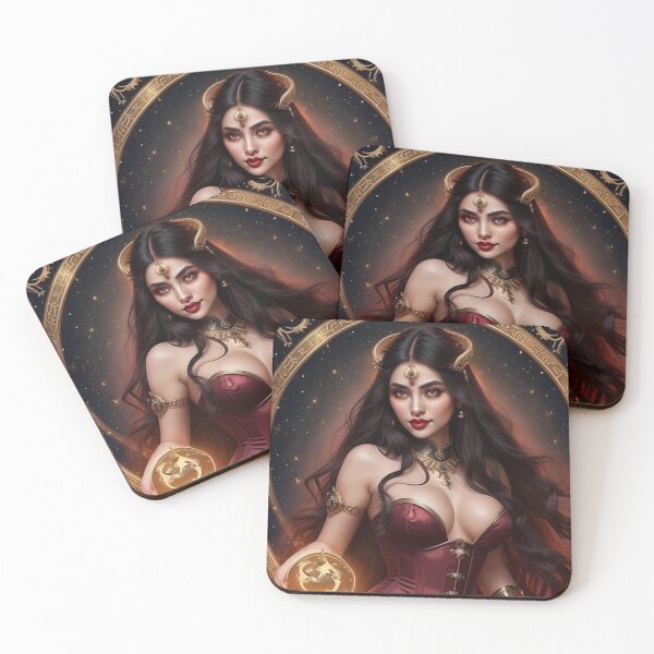 Item preview, Capricorn Zodiac Queen – Earth Sign Astrology Fantasy Artwork designed and sold by MissSaylor.