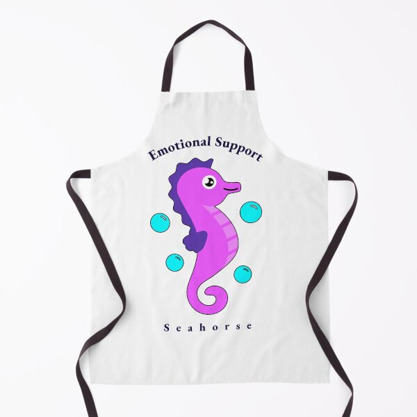 Item preview, Emotional Support Seahorse designed and sold by Sense of Snark.