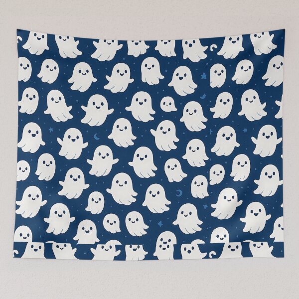Item preview, Cute Ghost Pattern – Spooky Halloween Aesthetic designed and sold by Boo-U.