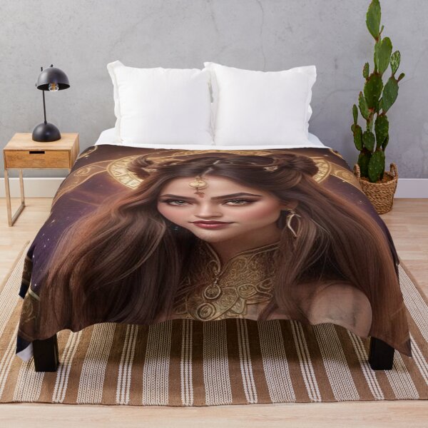 Item preview, Fiery Capricorn Zodiac Goddess – Earth Sign Astrology Fantasy Art designed and sold by MissSaylor.