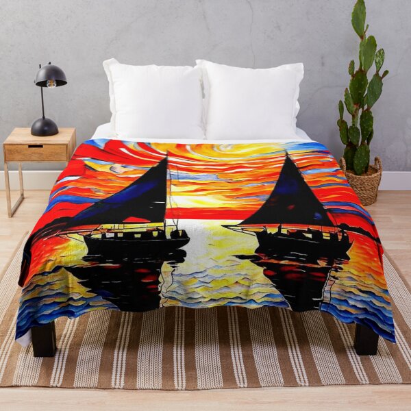 Item preview, Sailboats at sunset 1 designed and sold by George Hutton Hunter.