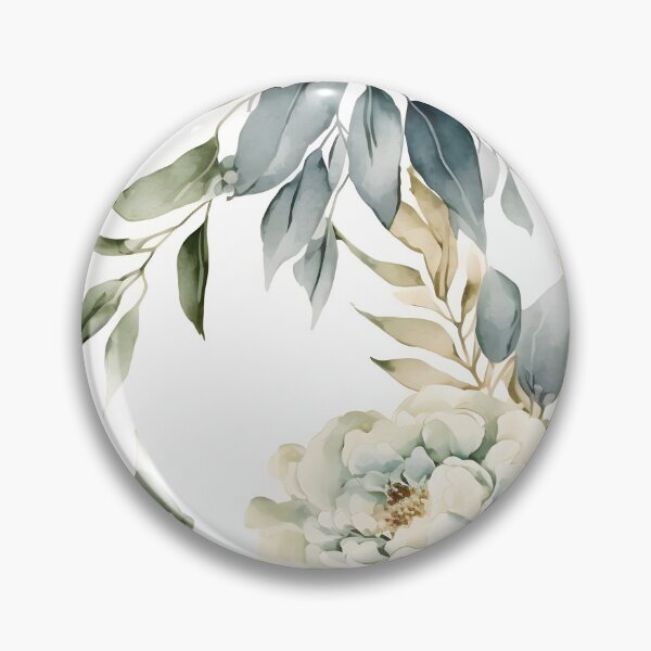 Item preview, Floral botanical watercolor wedding background designed and sold by dvoevnore.