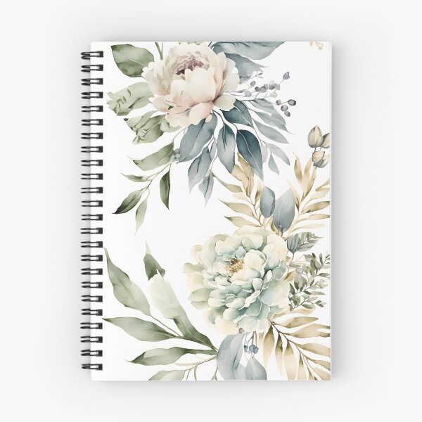 Item preview, Floral botanical watercolor wedding background designed and sold by dvoevnore.