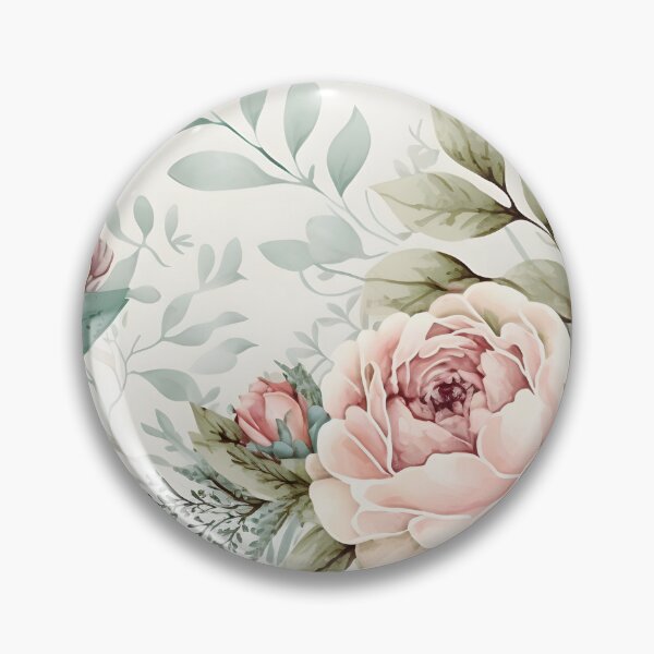 Item preview, Floral botanical watercolor wedding background designed and sold by dvoevnore.
