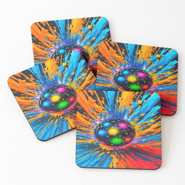 Item preview, Vibrant Explosion of Colors and Energy. designed and sold by Alexzonartshop.