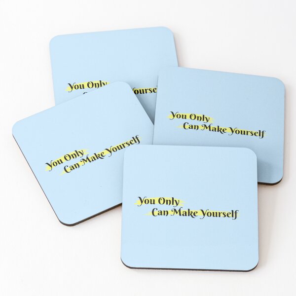 Item preview, You only can make Yourself: a Motivations Quotes Black and Yellow Background designed and sold by EH World | Store.