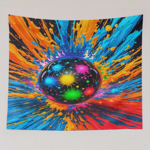 Item preview, Vibrant Explosion of Colors and Energy. designed and sold by Alexzonartshop.