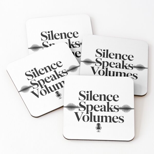 Item preview, Silence Speaks Volumes designed and sold by SignumShop.