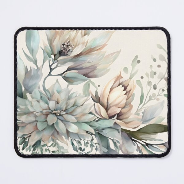 Item preview, Floral botanical watercolor wedding background designed and sold by dvoevnore.