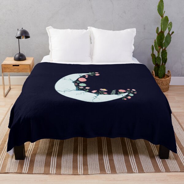 Item preview, Broken Moon, Blooming Flowers designed and sold by LunieCore.