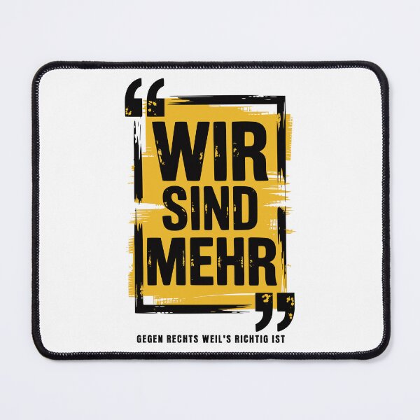 Item preview, WE ARE MORE – Political statement against right-wing shift & extremism designed and sold by VariousGoodies.