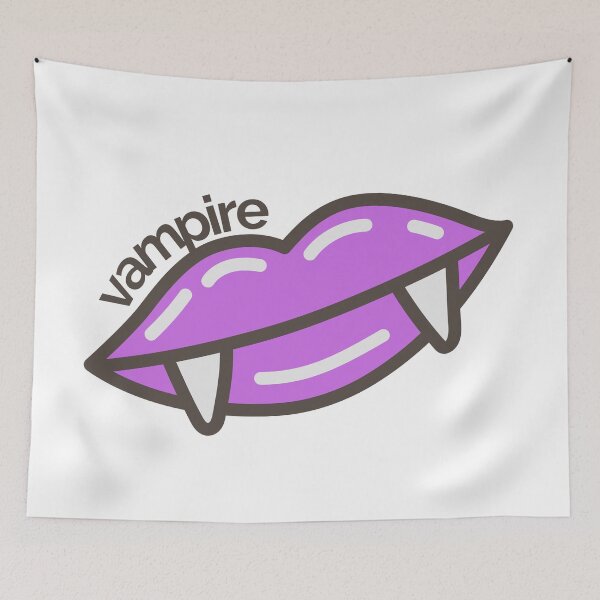 Item preview, Cute Vampire Fang Graphic designed and sold by DiscoDigitals.