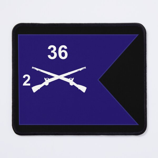 Item preview, Army - Guidon - 2nd Bn 36th Infantry designed and sold by Military Insignia Products.