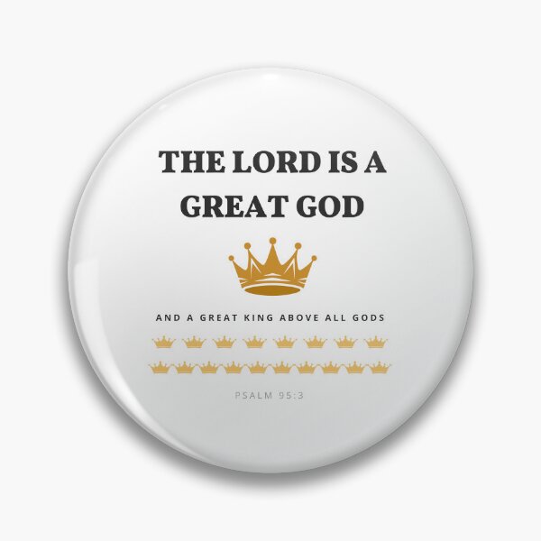 Item preview, Psalms 95:3 	 designed and sold by Undonemadenew.