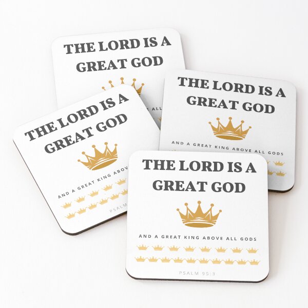 Item preview, Psalms 95:3 	 designed and sold by Undonemadenew.