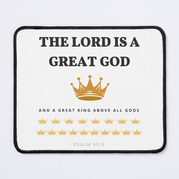 Item preview, Psalms 95:3 	 designed and sold by Undonemadenew.