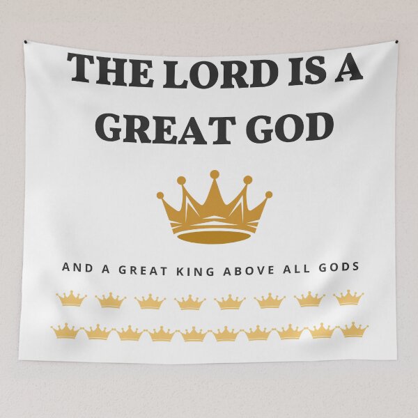 Item preview, Psalms 95:3 	 designed and sold by Undonemadenew.