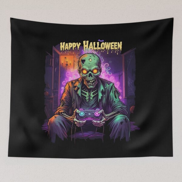 Item preview, halloween skeleton zombie gaming controler designed and sold by Uglyandcute.