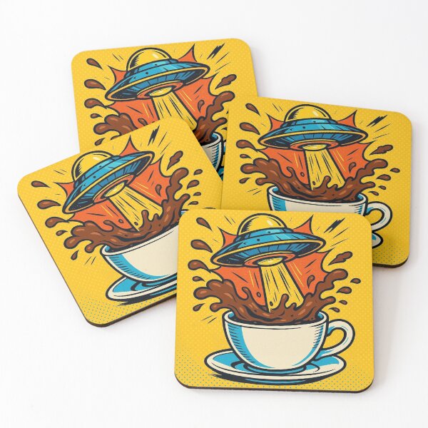 Item preview, Coffee and ufo  designed and sold by Dogandesighn.