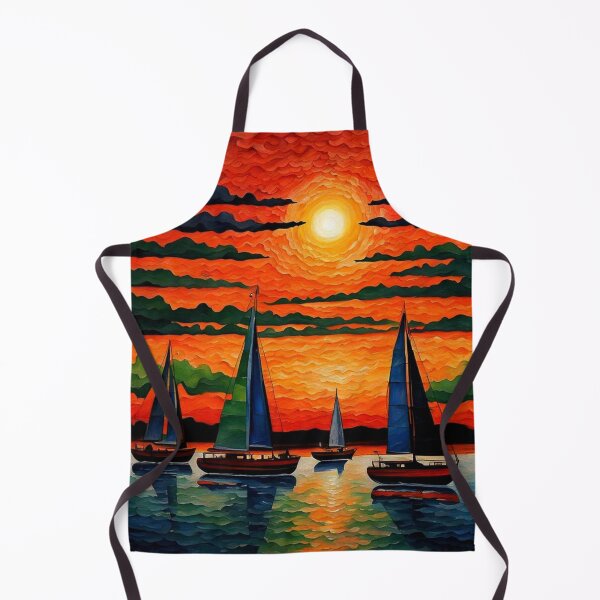 Item preview, Sailboats at sunset 4 designed and sold by George Hutton Hunter.