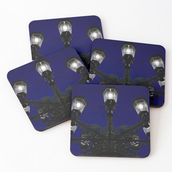 Item preview, Historic Street Lamp at Night in Prague – Urban Elegance designed and sold by RastislavS.