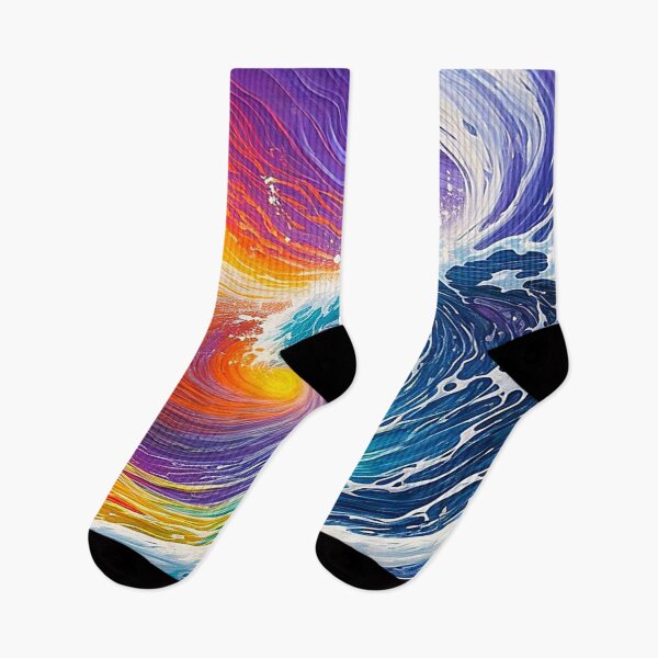 Item preview, Explosive Spectrum: Swirling Ocean Wave. designed and sold by Alexzonartshop.