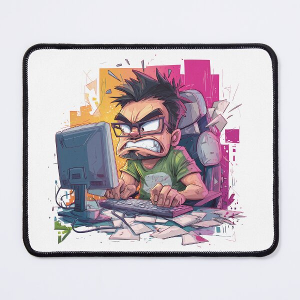 Item preview, Gamer Rage – When the controller flies designed and sold by Das Leben - Eine Hassliebe.