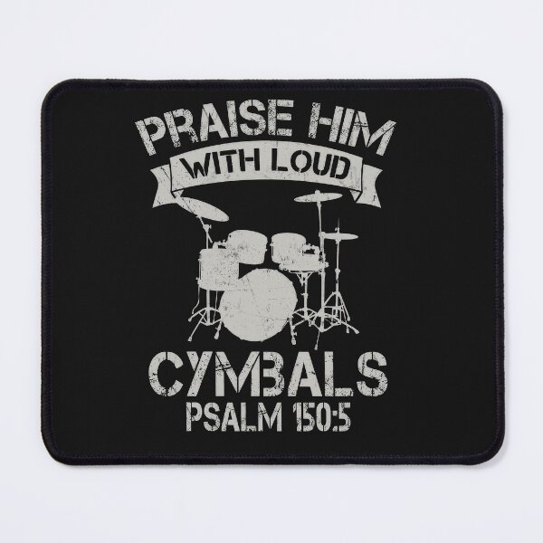 Item preview, PRAISE HIM WITH LOUD CYMBALS designed and sold by FaithandThread.
