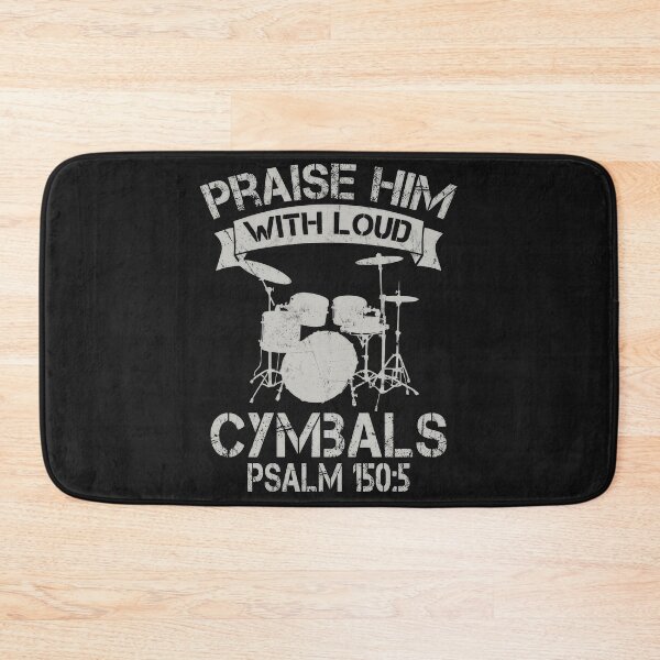 Item preview, PRAISE HIM WITH LOUD CYMBALS designed and sold by FaithandThread.