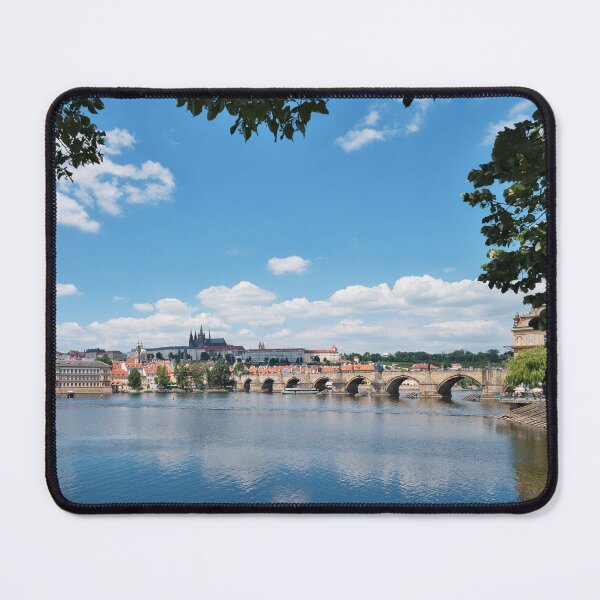 Item preview, Prague Panorama with Charles Bridge and Castle – Vltava River View designed and sold by RastislavS.