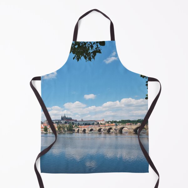 Item preview, Prague Panorama with Charles Bridge and Castle – Vltava River View designed and sold by RastislavS.