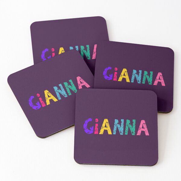 Item preview, Gianna Name Grunge Bright Colors  designed and sold by Jeallan Designs.