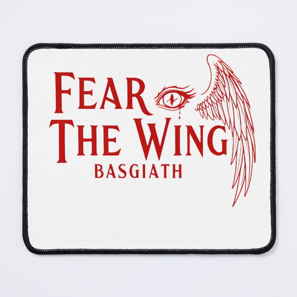 Item preview, Fourth Wing "Fear The Wing" Red Dragon Eye Logo designed and sold by Sitred123.