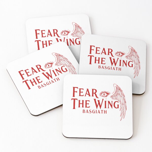 Item preview, Fourth Wing "Fear The Wing" Red Dragon Eye Logo designed and sold by Sitred123.